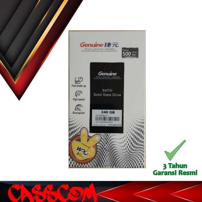 (Expert) Genuine SSD 240GB Sata 3 - SSD 3D Nand 240 GB 2.5"