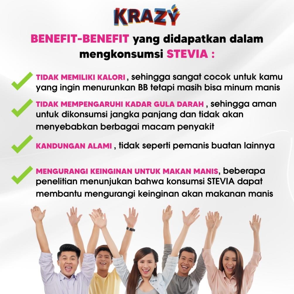 

Cod Krazy Stevia Sirup Diet Zero Calorie Keto Syrup 200 Ml - 750 Ml Su-146