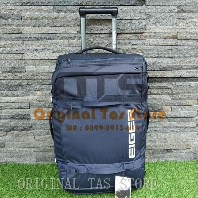 Koper Troli Eiger 910005597 X-Cyprus Xtra 60L Wheeled Duffle Bag Navy