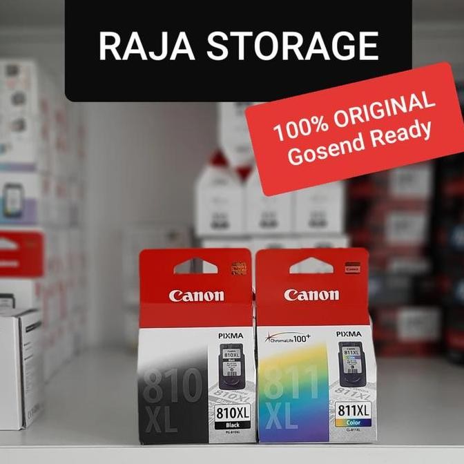 Canon 811Xl 810Xl Cartridge Color Black 811 Warna 810 Hitam Xl Ip2770 New Stok