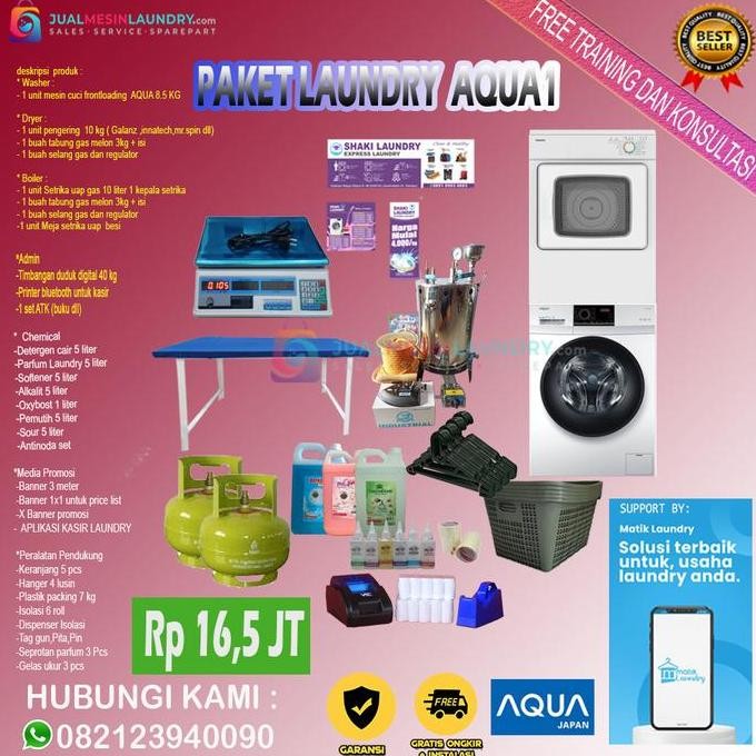 Paket usaha laundry kiloan pemula Sale