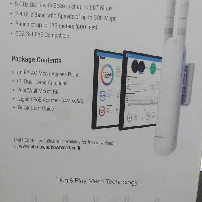 Ubiquiti Uap-Ac-Mesh Unifi Ap Ac Mesh Uap-Ac-M New Stok