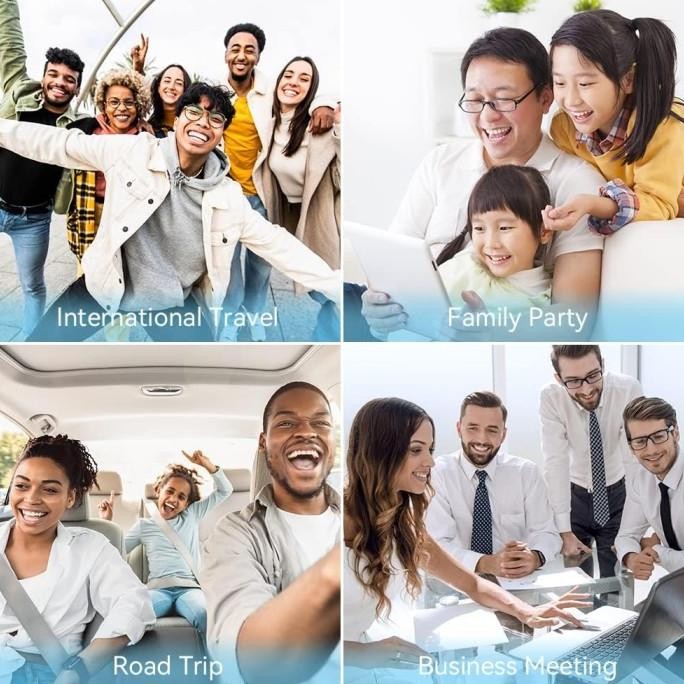 Glocalme Upp 4G Lte Portable Wifi Hotspot For Travel, Pocket Wifi Mobile Hotspot Device, Available I