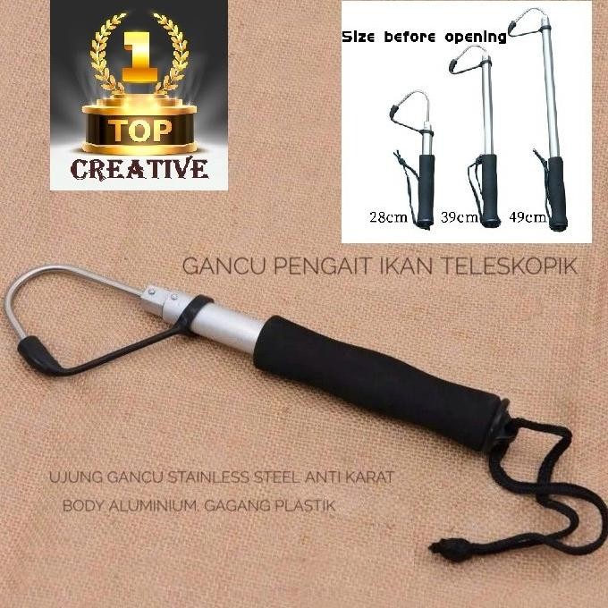 GANCU IKAN TELEKOPIK PENGAIT IKAN TELESKOPIK ALAT KAIT IKAN GANCO