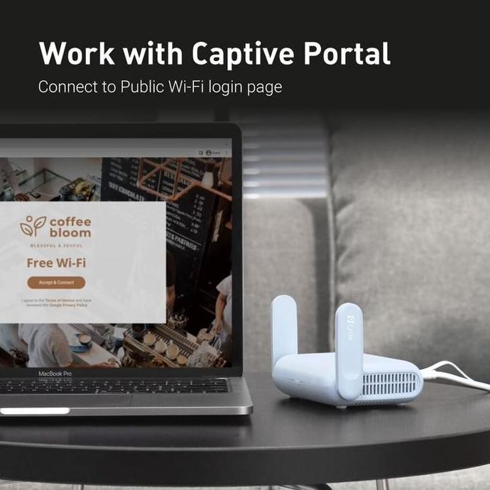 Gl.Inet Beryl Ax Gl-Mt3000 Wifi 6 Powerful Vpn Gateway Travel Router New Stok