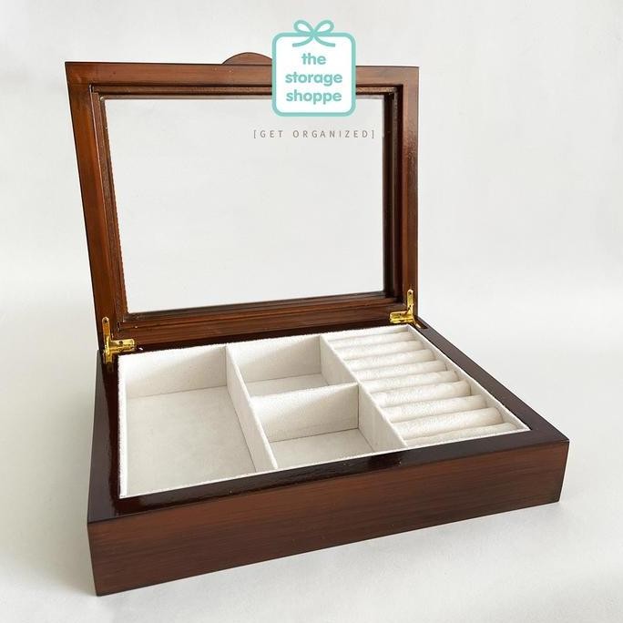 Wooden Jewelry Box Kotak Perhiasan Kayu