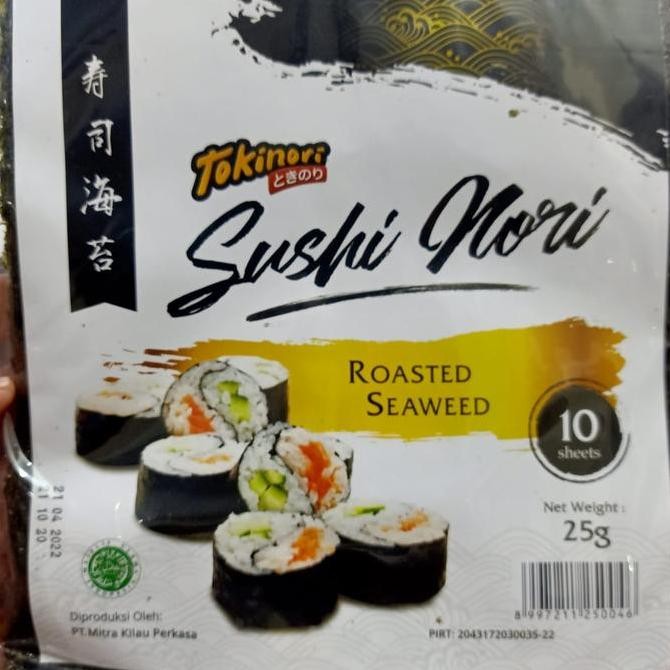 

JH8 TOKINORI SUSHI NORI 10 SHEETS (25 GRAM)