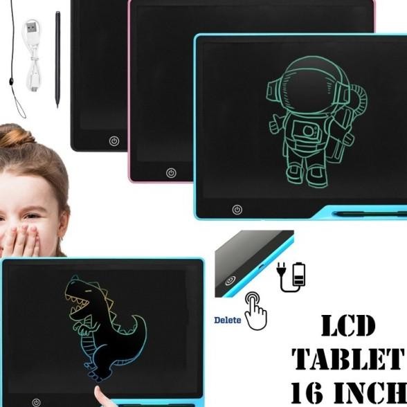 

Lcd 16 Usb Drawing Writing Tablet 16 Papan Tulis Anak Board Writing