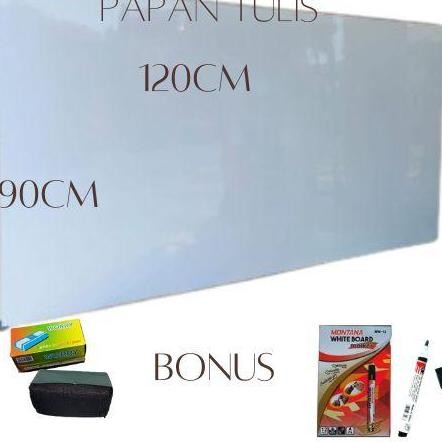 

Papan Tulis Whiteboard 90 X 120 Cm Gratis Spidol Dan Penghapus Papan 2 Sisi