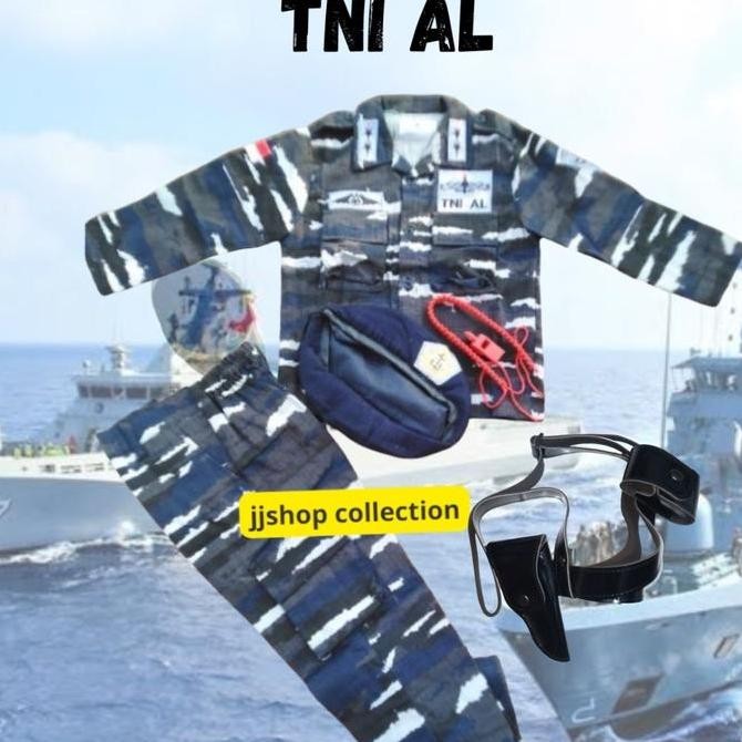 TERBARU - Baju TNI AL Angkatan Laut Kostum Profesi Angkatan Laut Kostum anak TNI AL BAJU TNI AL ANAK