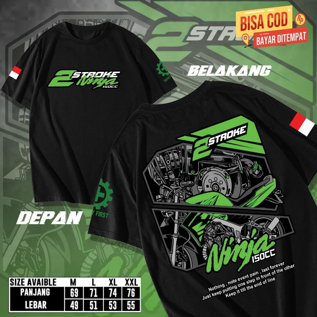 Promo Kaos Motor Kawasaki Ninja 2 Stroke