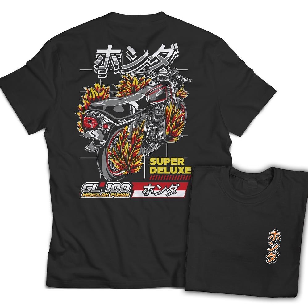 Promo Kaos Motor Gl100 Kaos Gl100 Kaos Honda Gl Kaos Anak Gl100