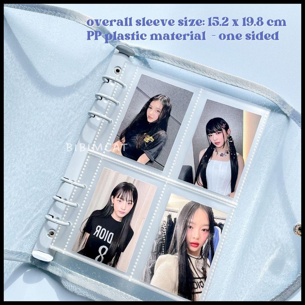 

(A5 SIZE) 10 LEMBAR SLEEVE BINDER A5 6 RING - ONE SIDED