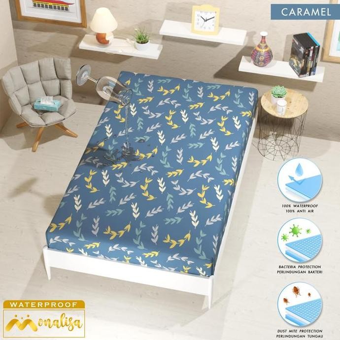 Monalisa Waterproof Sprei Uk 100/120 - Caramel