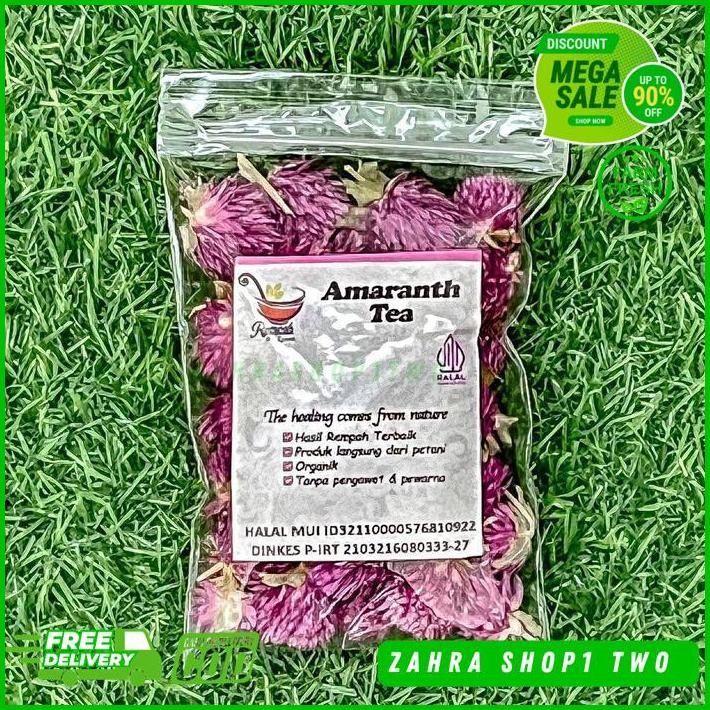 

GLOBE AMARANTH TEA - TEH BUNGA GLOBE AMARANTH KERING KUALITAS TERBAIK
