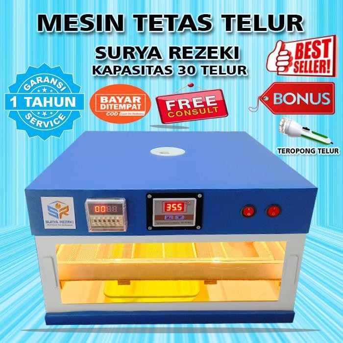 Mesin Penetas Telur Otomatis Mesin Tetas Telur Full Otomatis Kapasitas 30 Telur Original Dan Terperc