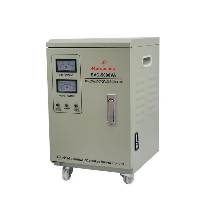TERBARU - STAVOLT SVC 5000W MATSUNAGA STAVOL LISTRIK 5000VA STABILIZER VOLTAGE