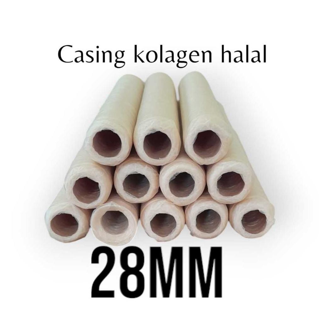 

28MM CASING SOSIS KOLAGEN / COLLAGEN CASING EDIBLE CASING HALAL SV