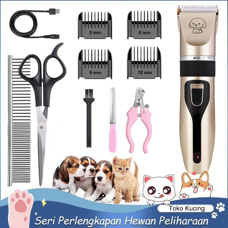 Toko Kucing Gunting Rambut Hewan Peliharaan Perawatan Hewan Peliharaan 4 In 1 Gunting Rambut Kucing 
