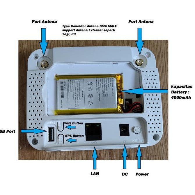 Modem 4G Lte Router Huawei E5172 Unlock New Stok