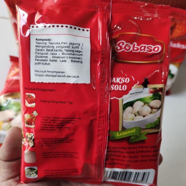 

1 Dus Tepung Adonan Bakso Sobaso Khas Solo 250gr (isi 40 pcs) SV