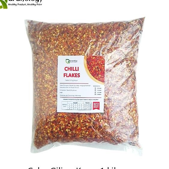 

Cabe Giling Kasar Chili Flakes 1 Kilogram By Granology