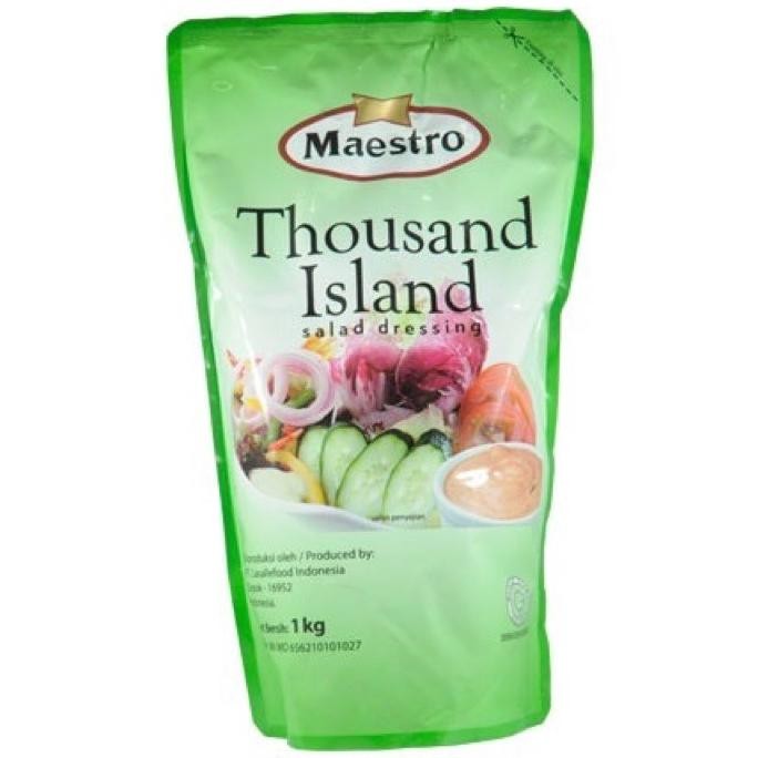 

Maestro Mayonaise Thousand Island 1Kg Rasa Lezat Alami