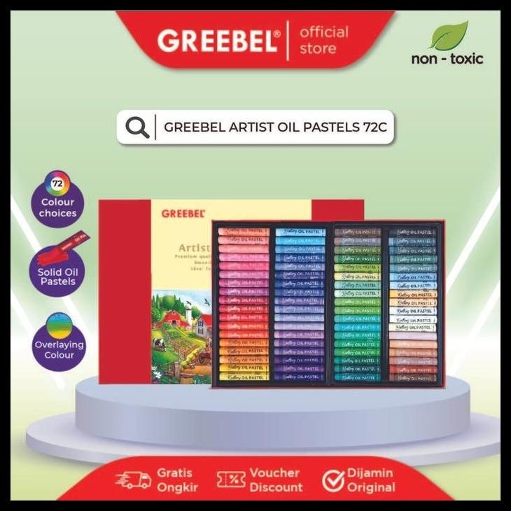 

Greebel Artist Oil Pastel 72 Warna / Greebel Crayon Artist 72 Warna Best Seller