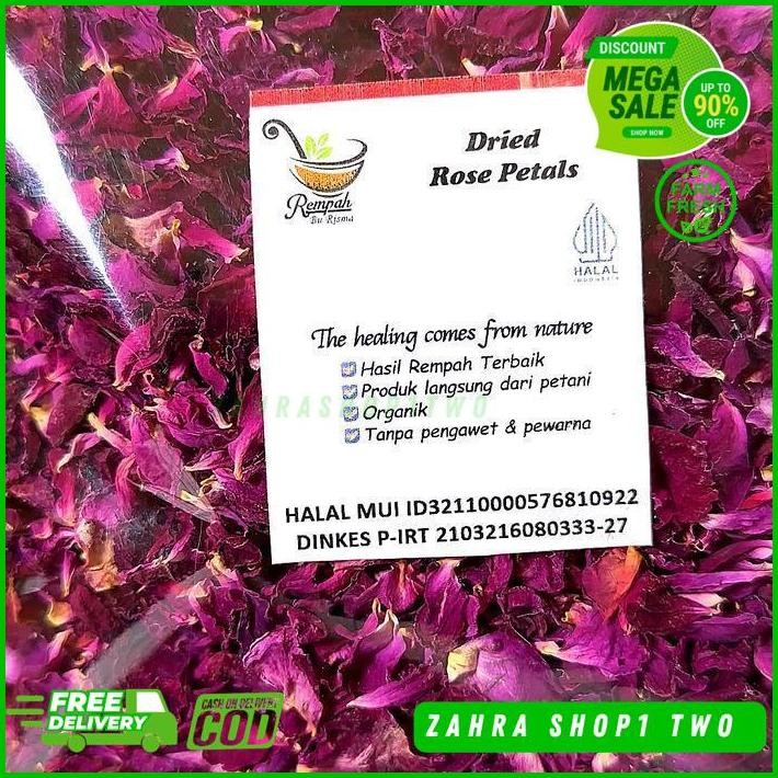 

DRIED ROSE PETAL BUNGA MAWAR KERING 1 KG TERBAIK