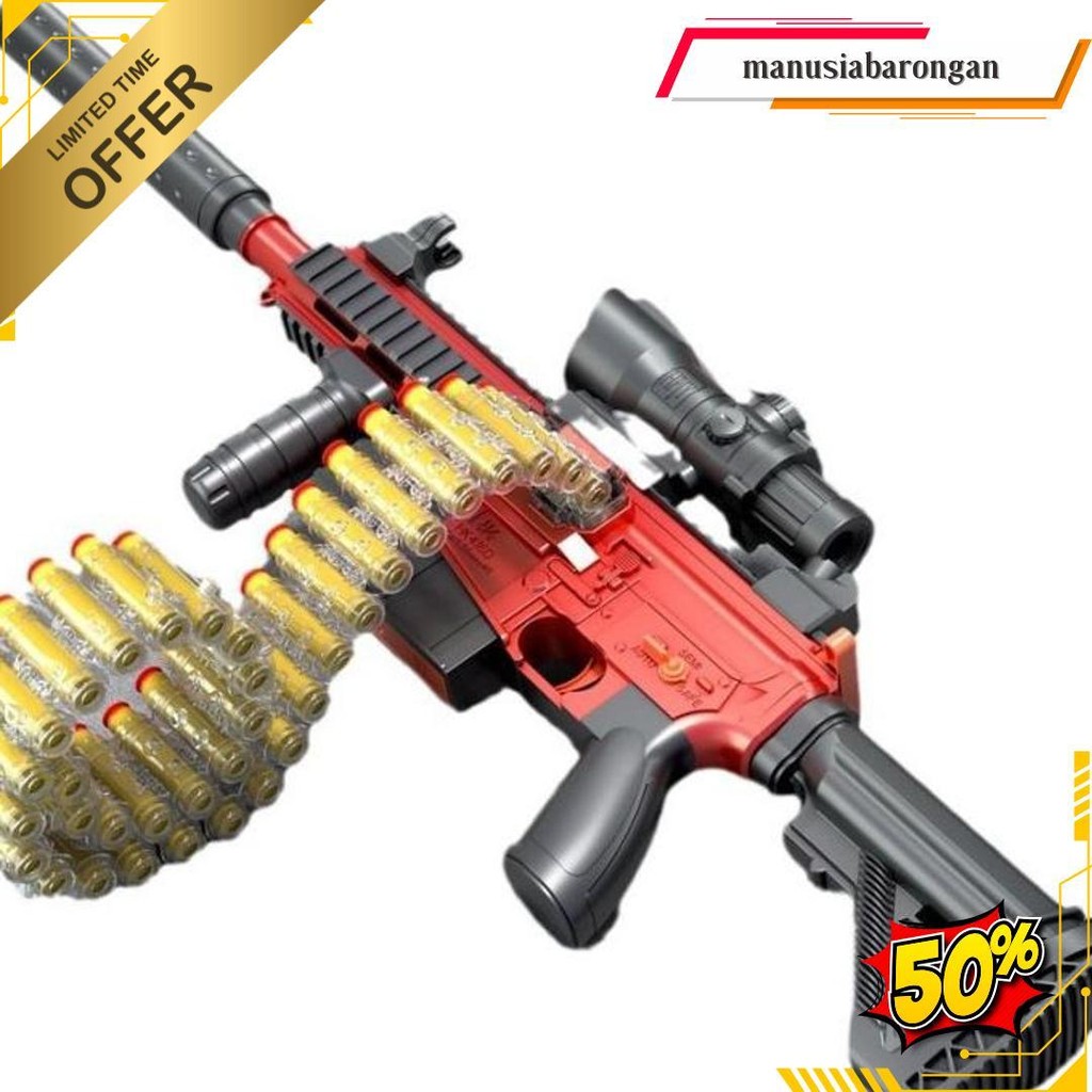 Mainan Anak Laki Laki Pistol Pistolan Tembak Tembakan Senapan Kokang Rifle Toy Gun M416 Terlaris