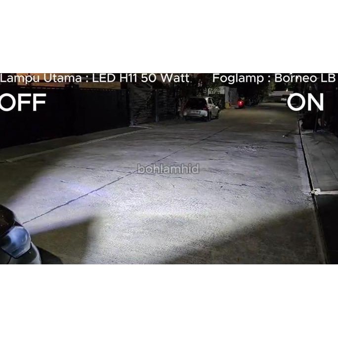 [Expert] Foglamp INNOVA 2011-2014 Projektor Bi LED 3" Autovision Borneo LB 110W 2Warna Lampu Kabut