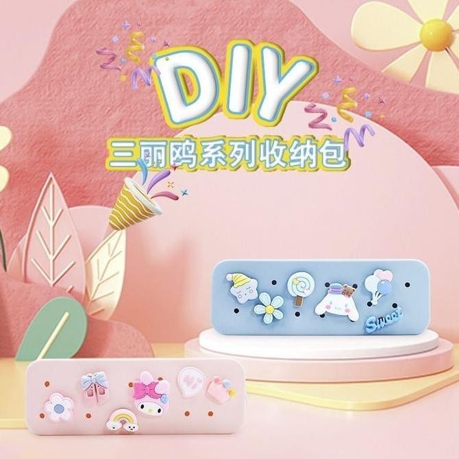

CR - Tempat Pensil Silikon DIY Karakter Kotak Alat Tulis Silikon DIY Motif lucu Kotak Pensil Anak Karakter TERLARIS