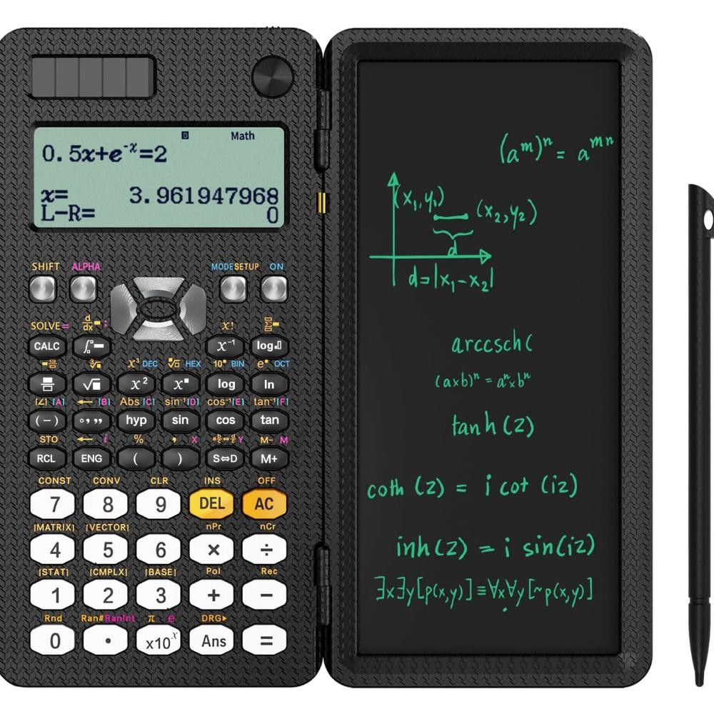 

Professional Scientific Calculator with LCD Notepad 417 Functions Upgraded