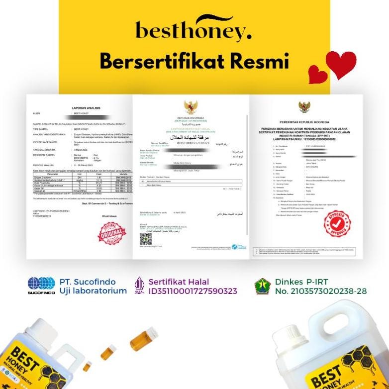 

Kuke Best Honey - Madu Asli Paket Bundling Madu Multiflora Original 1Kg (2Pcs) Ty69