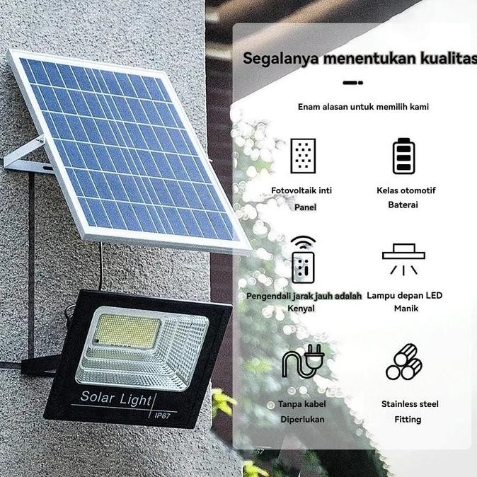 Lampu tenaga surya Lampu solar panel Lampu sorot solar cell lampu outdoor lampu sorot solar cell