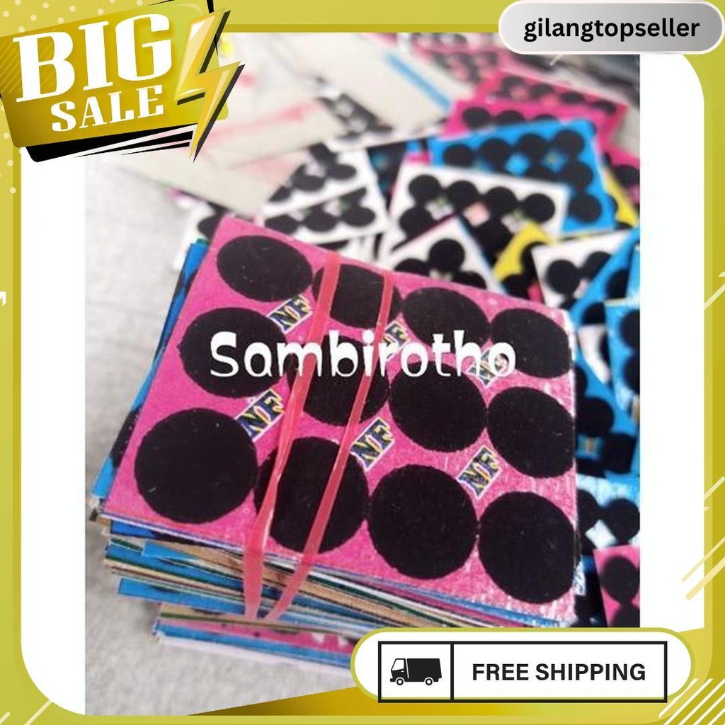 Mainan Gosok Gosokan Bom 12 Titik  Isi 500 Keping Mainan Gosokan Mainan Game Berhadiah Termurah