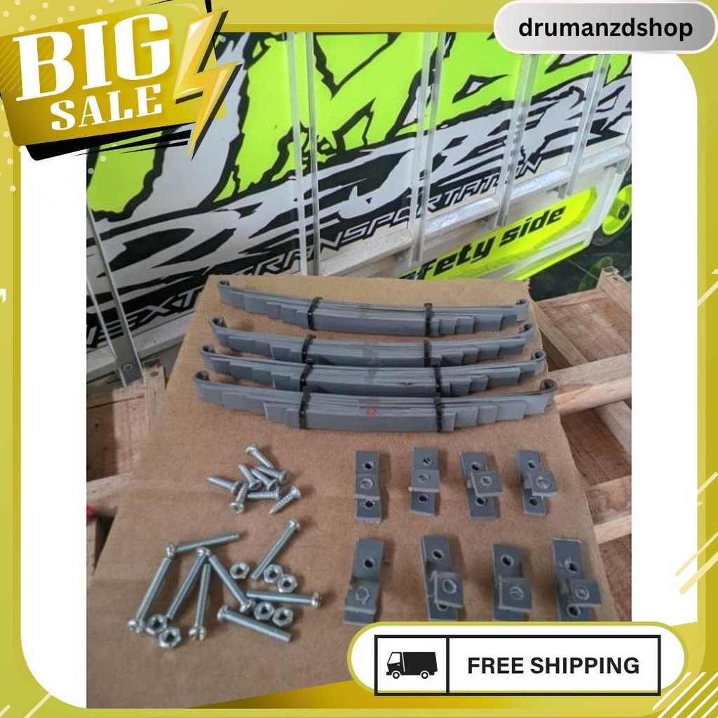 Paket  4Pcs Per Daun Miniatur Truk Oleng Tinggal Pasang Untuk Skala 10-14 Meledak