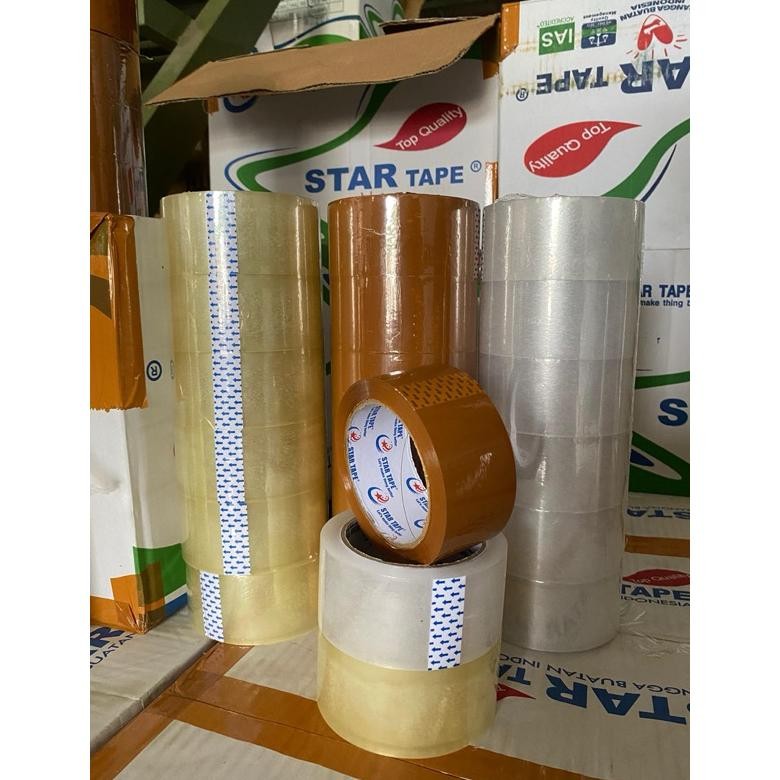 

JH8 LAKBAN ( 6 PCS ) BENING 100 YARD X 48 MM STAR TAPE