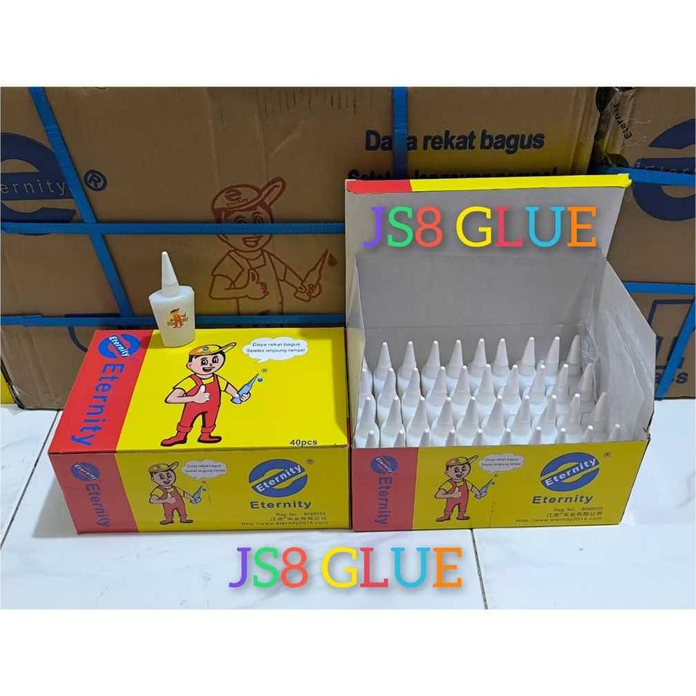 

JH8 JS8 GLUE - HARGA 40 PCS LEM KOREA ETERNITY JUMBO ORANG TUKANG BERTOPI 100% MEREK ETERNITY, BUKAN KW