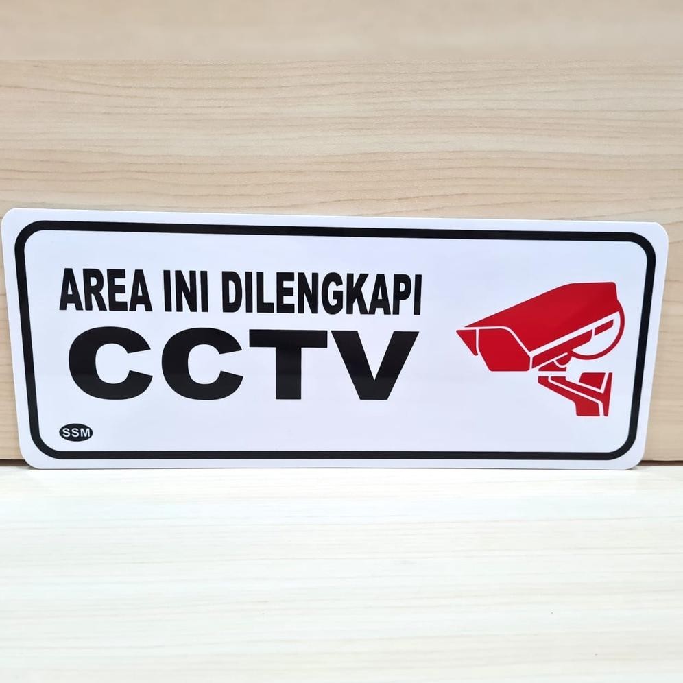 

JH8 Sign Board Akrilik BESAR AREA INI DILENGKAPI CCTV