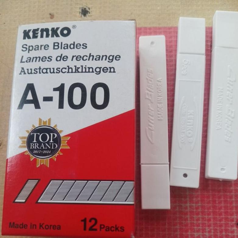 

JH8 PROMO...Isi cutter a100 kenko. produk original ya. ada made in koreanya. perpak 12tube.