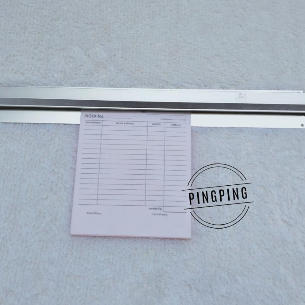 

JH8 Bill Holder/ Receipt Holder/ Capitan Nota Stainless/Bill Holder/ Receipt Holder/ Capitan Nota Stainless 45x6 cm/60*6cm/90*6cm/Penjepit Kertas Bon Bill Tab Grabber Aluminum Bill Holder Restaurant Getra Cafe