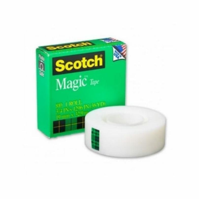 

JH8 3M scotch magic tape 3/4" x 36y 810