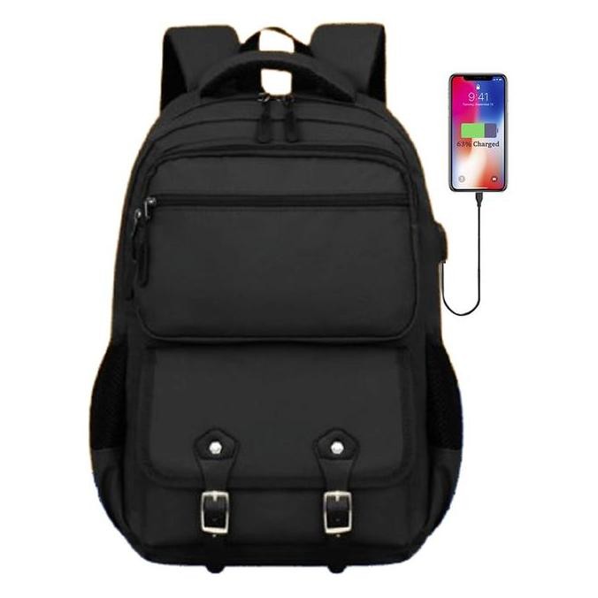 Koleksi Terbaru | [Juragan Tas] Polo Miami 1161 Tas Ransel Anti Air Tas Backpack Pria Wanita Style K