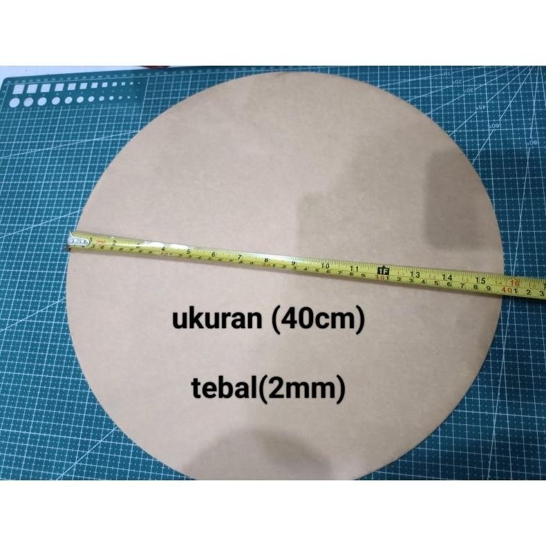 

JH8 akrilik lingkaran / bulat diameter 40cm tebal 2mm