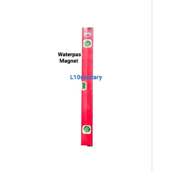 

JH8 Penggaris WATERPAS MAGNET 24" 60cm/ Waterpas MAGNIT Panjang / Waterpas Magnet Merah 24" Inch 60 cm