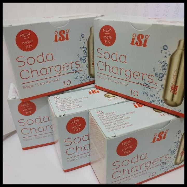 

Terlaris iSi Soda Charger CO2 ; Praktis untuk Instant Soda Maker Best Seller