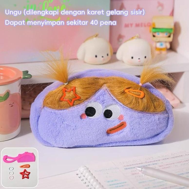 

JH8 Pinkbubbly.ReadyTas Pena Rambut Panjang, Kanton Kartun Pria Lucu Ins, Kantong Pena Niche Lucu, Kotor, Kapasitas Tinggi, Tas Tekstur Nilai Tinggi