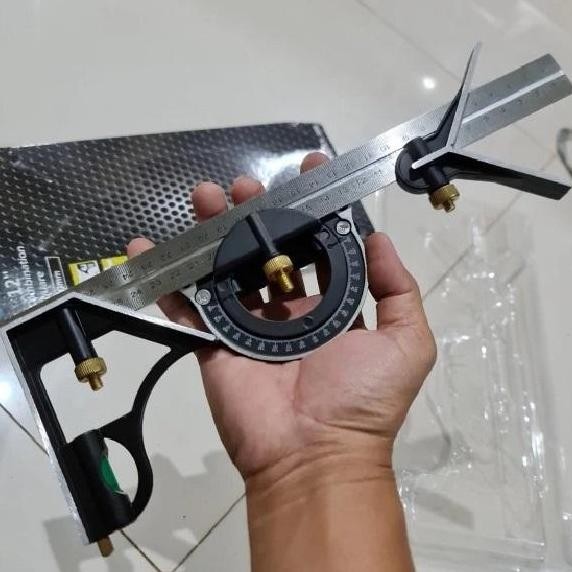 

COMBINATION SQUARE RULER / SIKU KOMBINASI / PENGGARIS WATERPASS ORIGINAL DAN TERPERCAYA