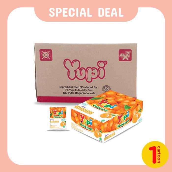 

Yupi Bolicious Mandarin Carton Gratis Ongkir